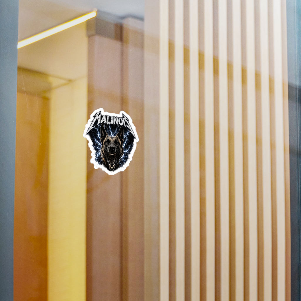 Malinois Lightning — Kiss-Cut Vinyl Decal