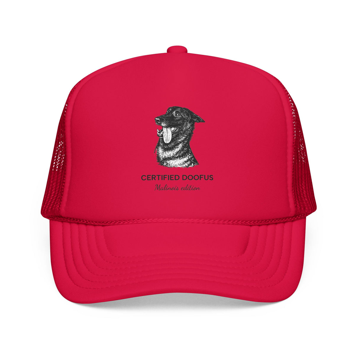 Certified Doofus Dog Trucker Hat — Funny Pet Lover Foam Cap