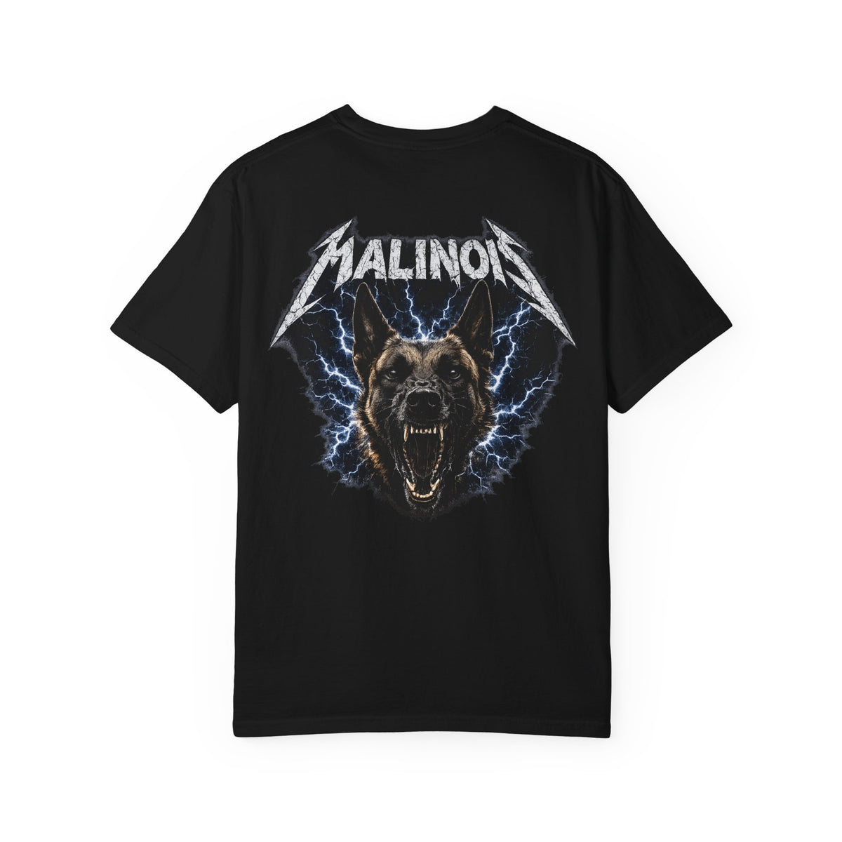 Malinois Lightning Graphic T-Shirt — Belgian Malinois Dog Tee