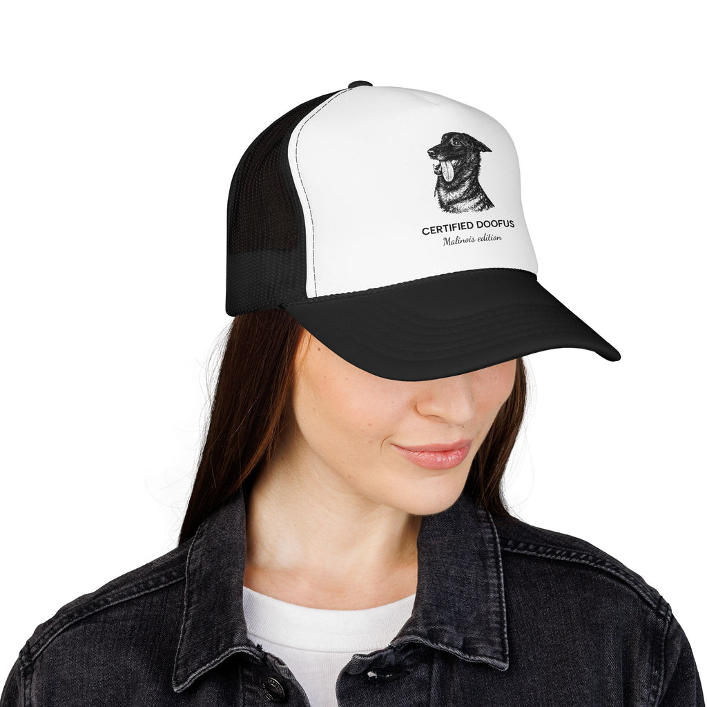 Certified Doofus Dog Trucker Hat — Funny Pet Lover Foam Cap