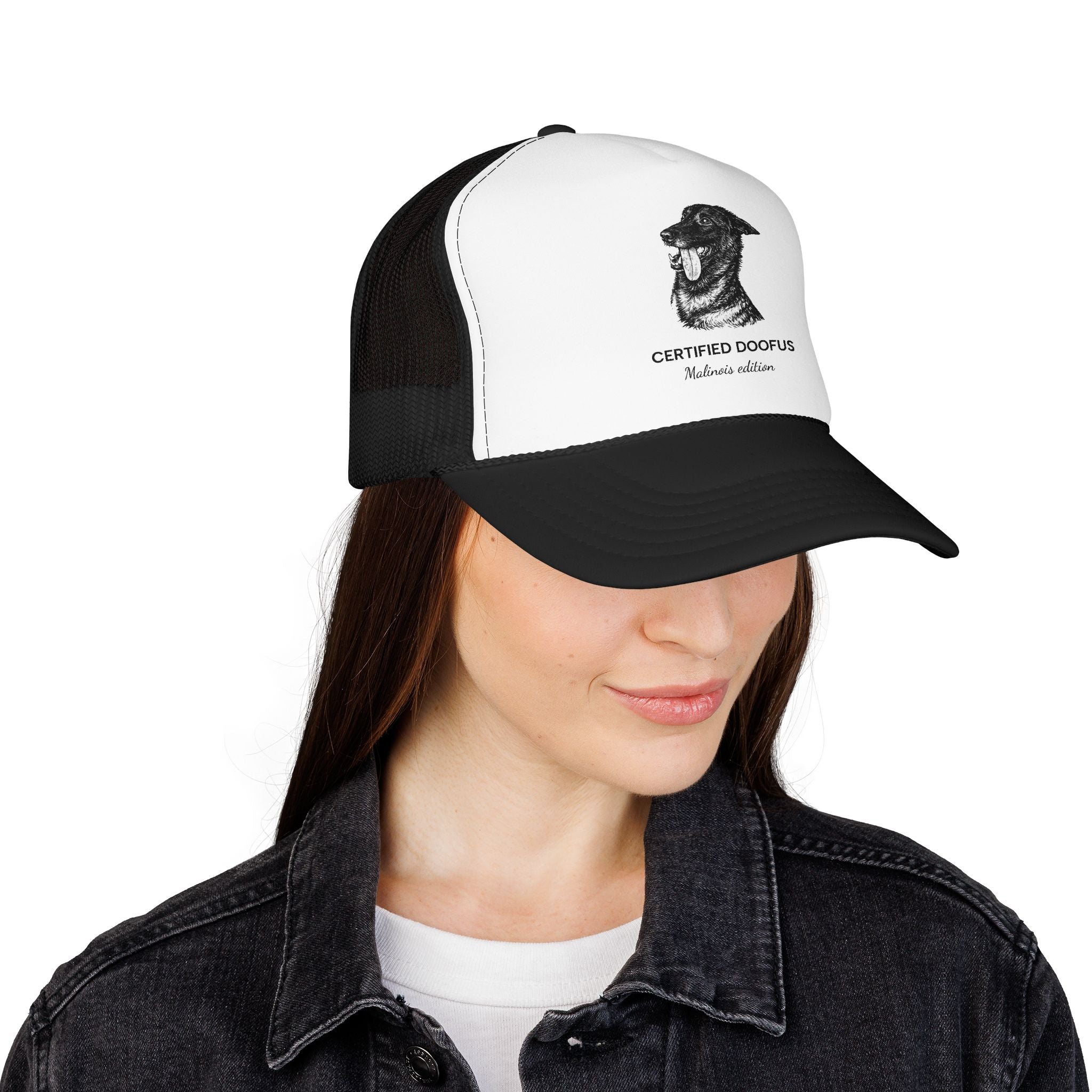 Certified Doofus Dog Trucker Hat — Funny Pet Lover Foam Cap