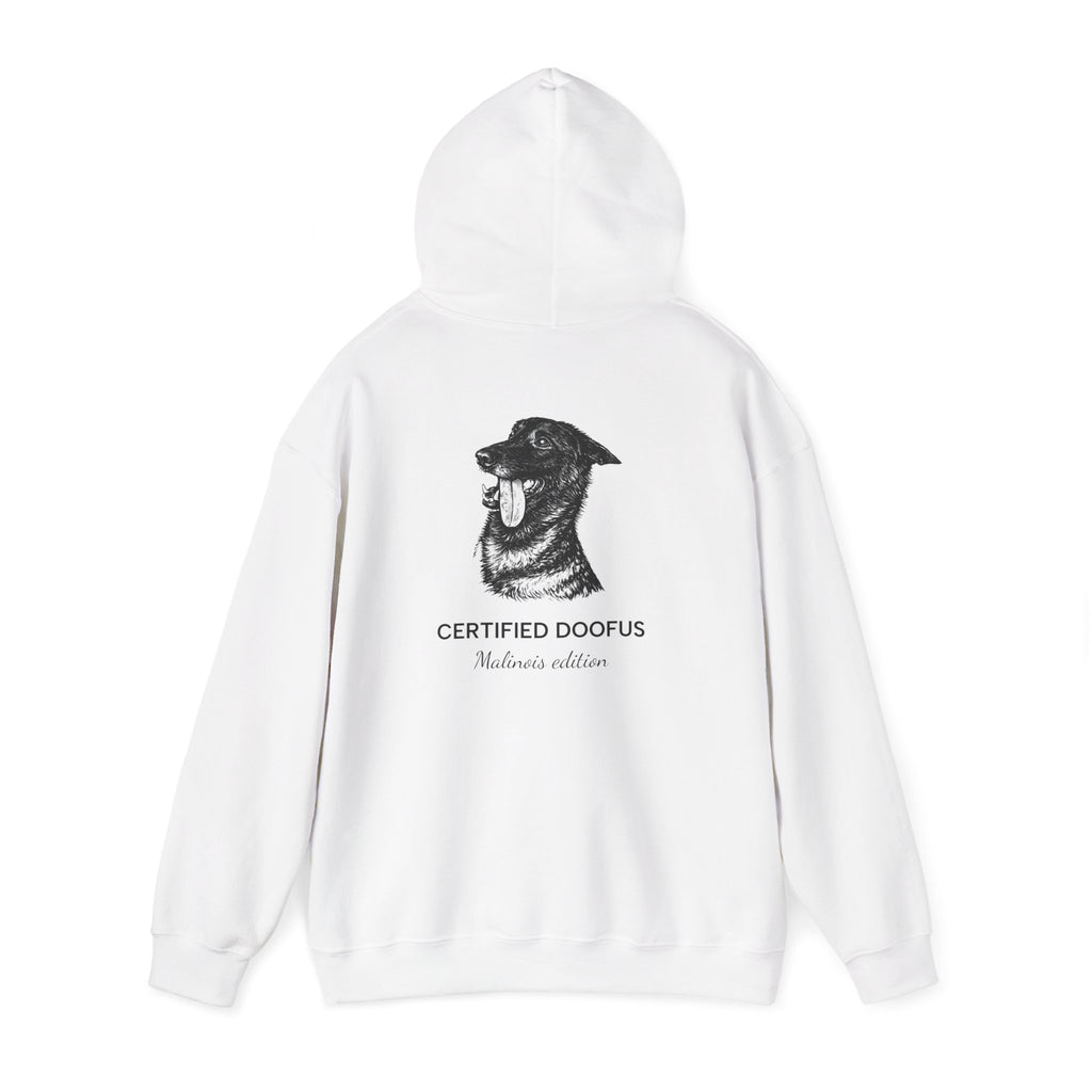 Belgian Malinois Hoodie — “Certified Doofus”