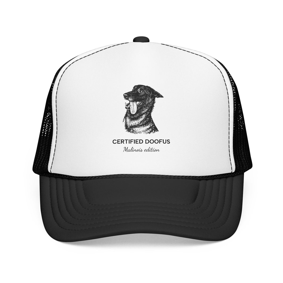 Certified Doofus Dog Trucker Hat — Funny Pet Lover Foam Cap