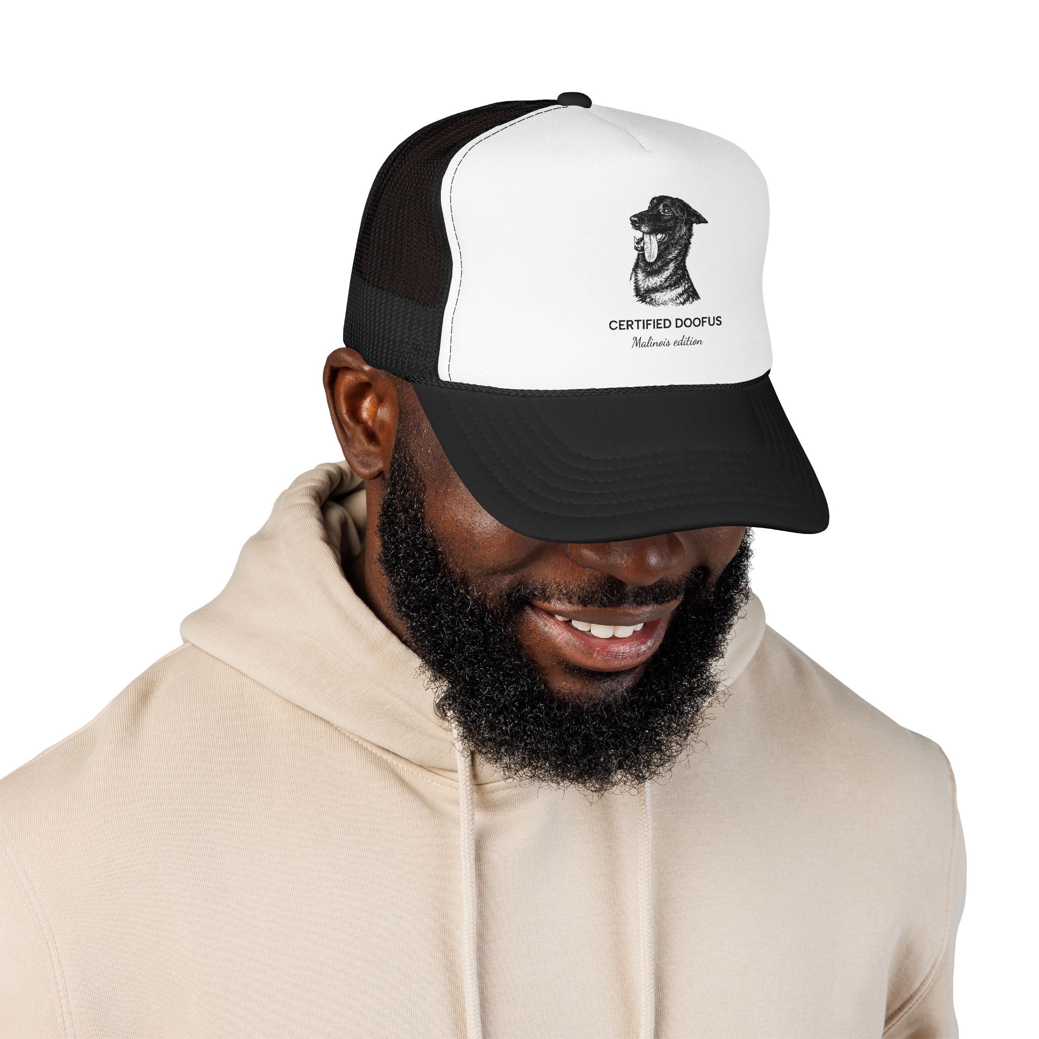 Certified Doofus Dog Trucker Hat — Funny Pet Lover Foam Cap