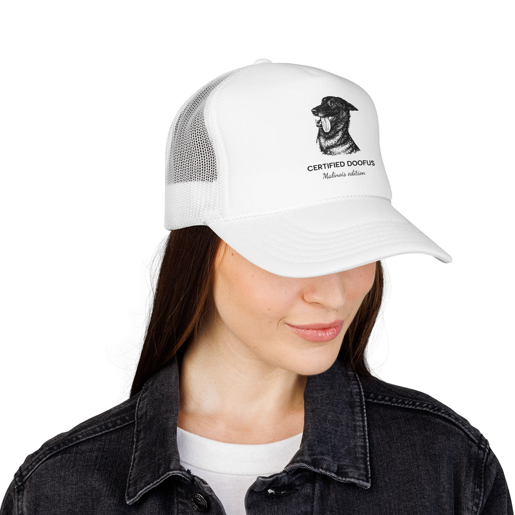 Certified Doofus Dog Trucker Hat — Funny Pet Lover Foam Cap