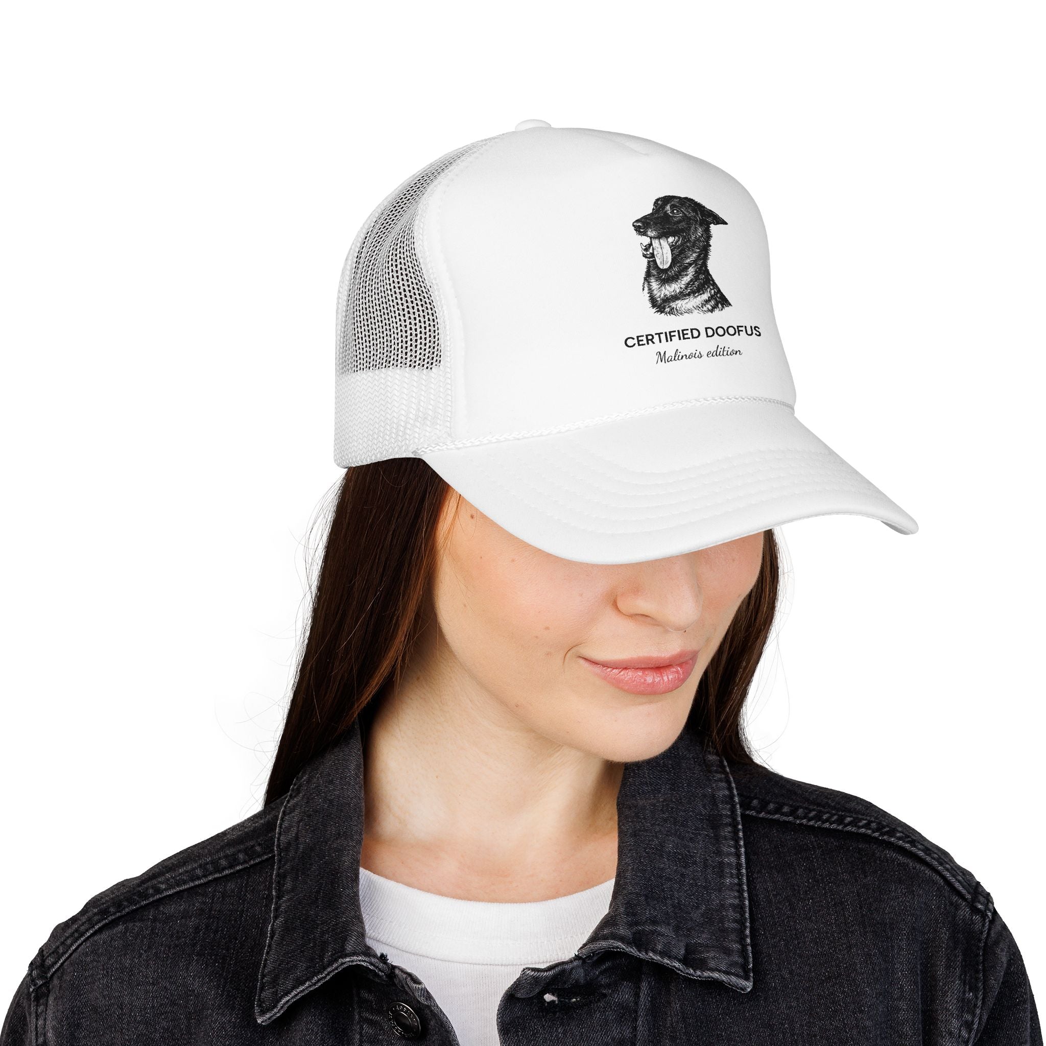 Certified Doofus Dog Trucker Hat — Funny Pet Lover Foam Cap