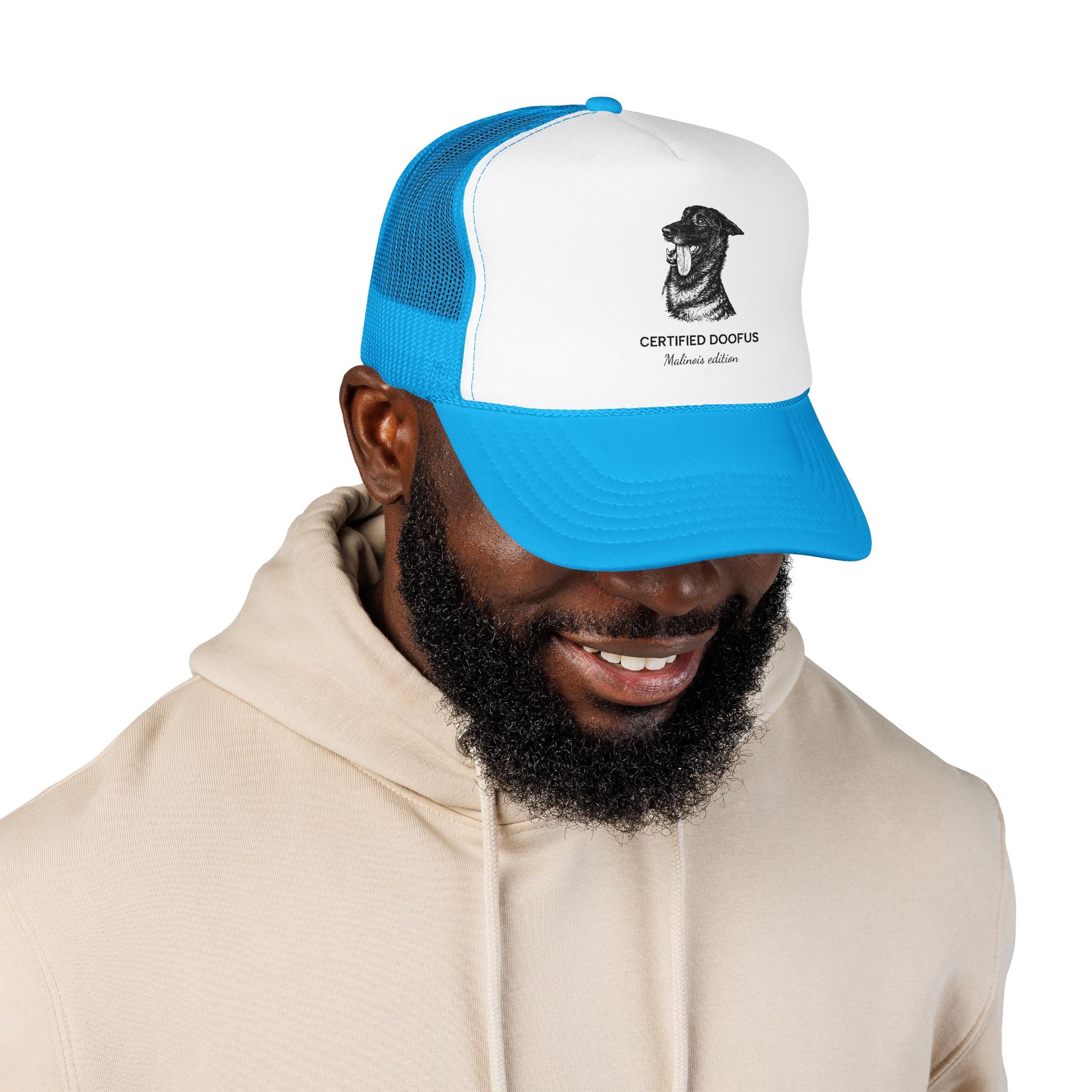 Certified Doofus Dog Trucker Hat — Funny Pet Lover Foam Cap