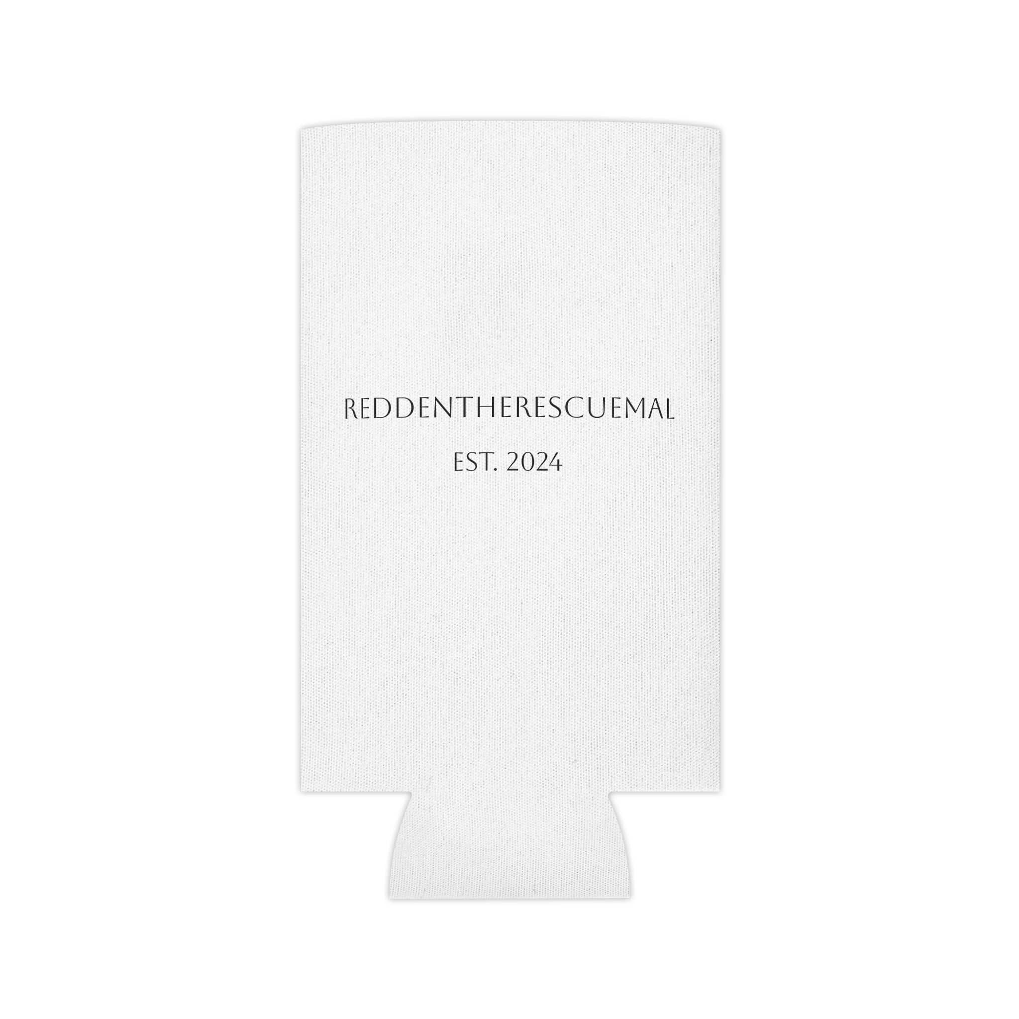 Can Cooler — "In Redden We Trust" Dog Can Cooler (ReddenTherescueMal Est. 2024)