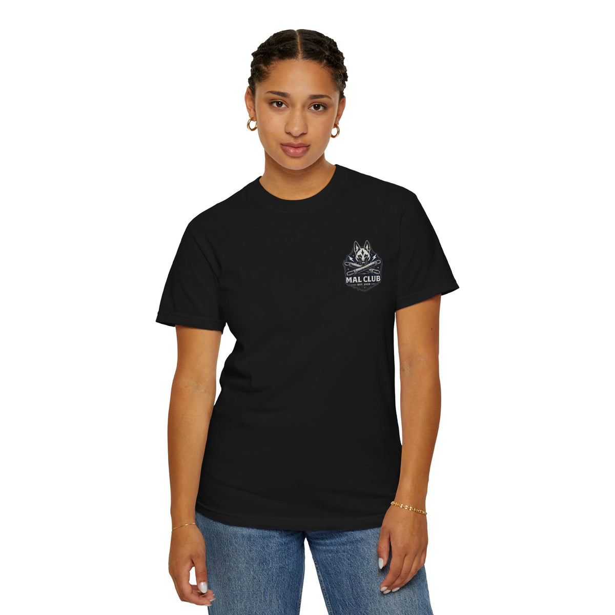 Malinois Lightning Graphic T-Shirt — Belgian Malinois Dog Tee