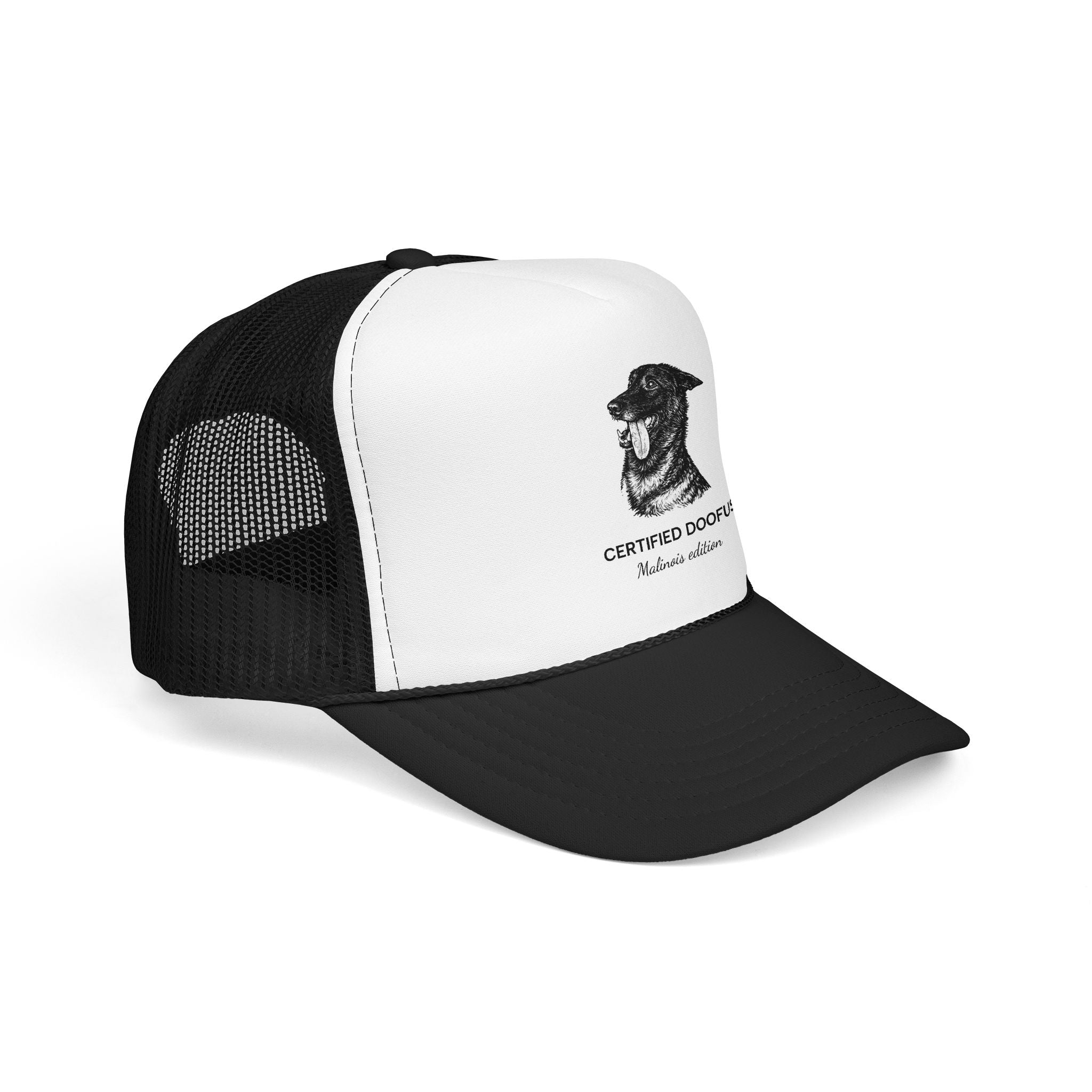 Certified Doofus Dog Trucker Hat — Funny Pet Lover Foam Cap