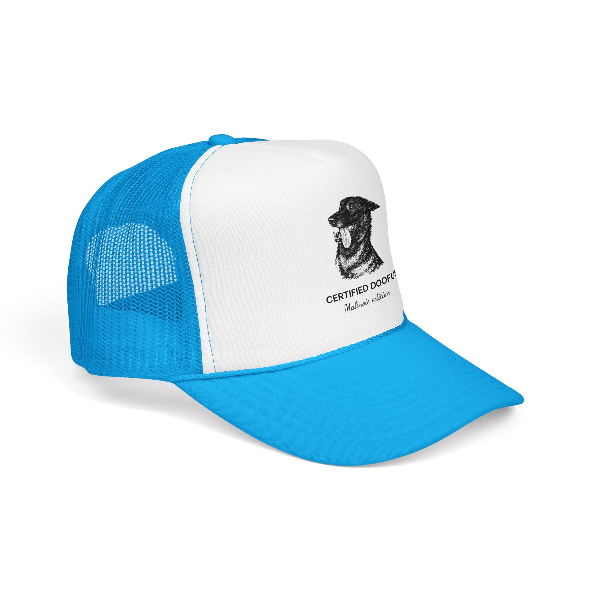 Certified Doofus Dog Trucker Hat — Funny Pet Lover Foam Cap