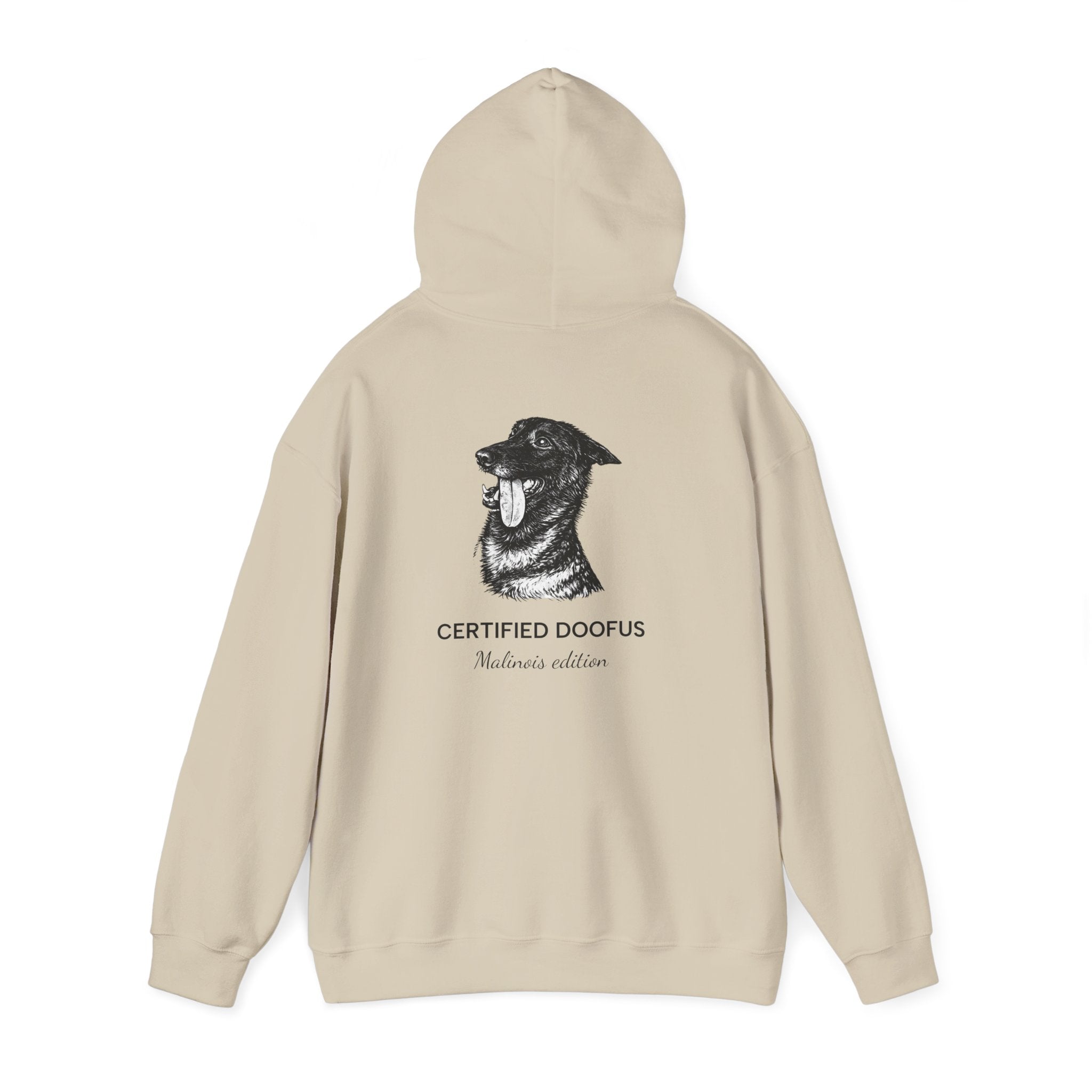 Belgian Malinois Hoodie — “Certified Doofus”