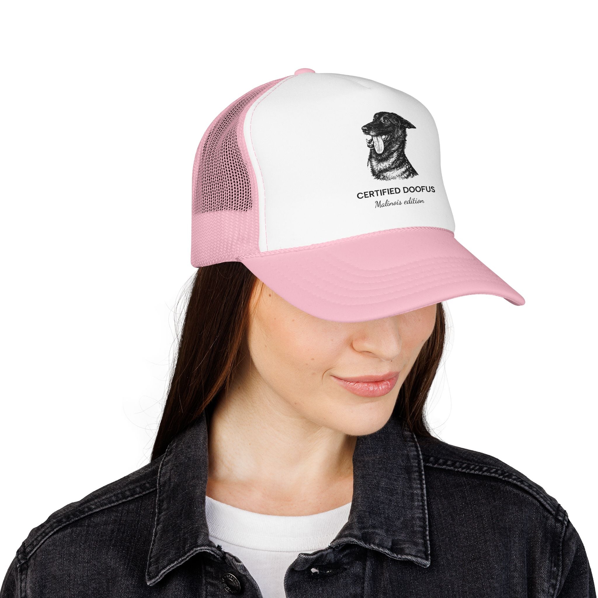 Certified Doofus Dog Trucker Hat — Funny Pet Lover Foam Cap