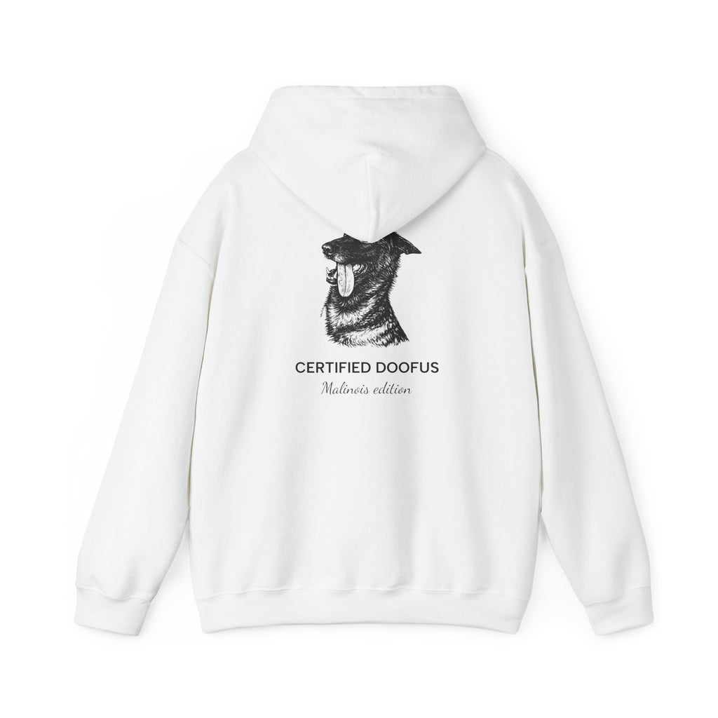 Belgian Malinois Hoodie — “Certified Doofus”