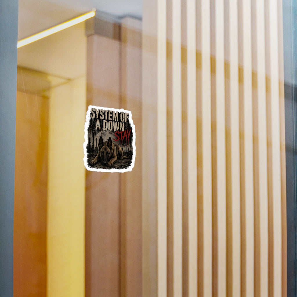 STAY Belgian Malinois Kiss-Cut Vinyl Decal