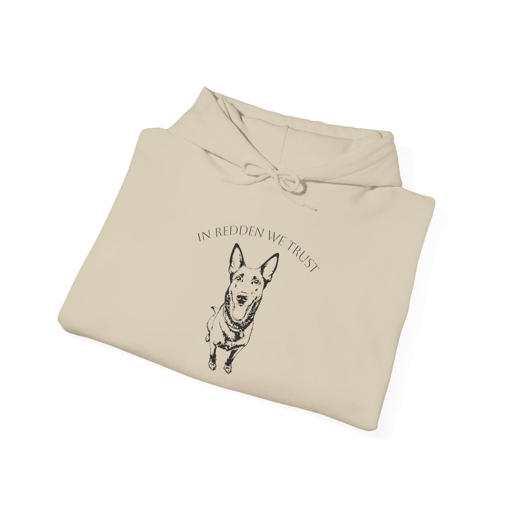 Belgian Malinois Hoodie — "In Redden We Trust"