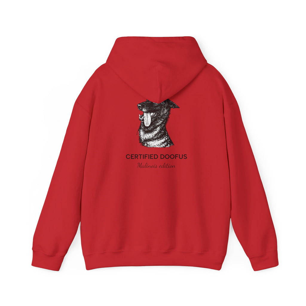Belgian Malinois Hoodie — “Certified Doofus”