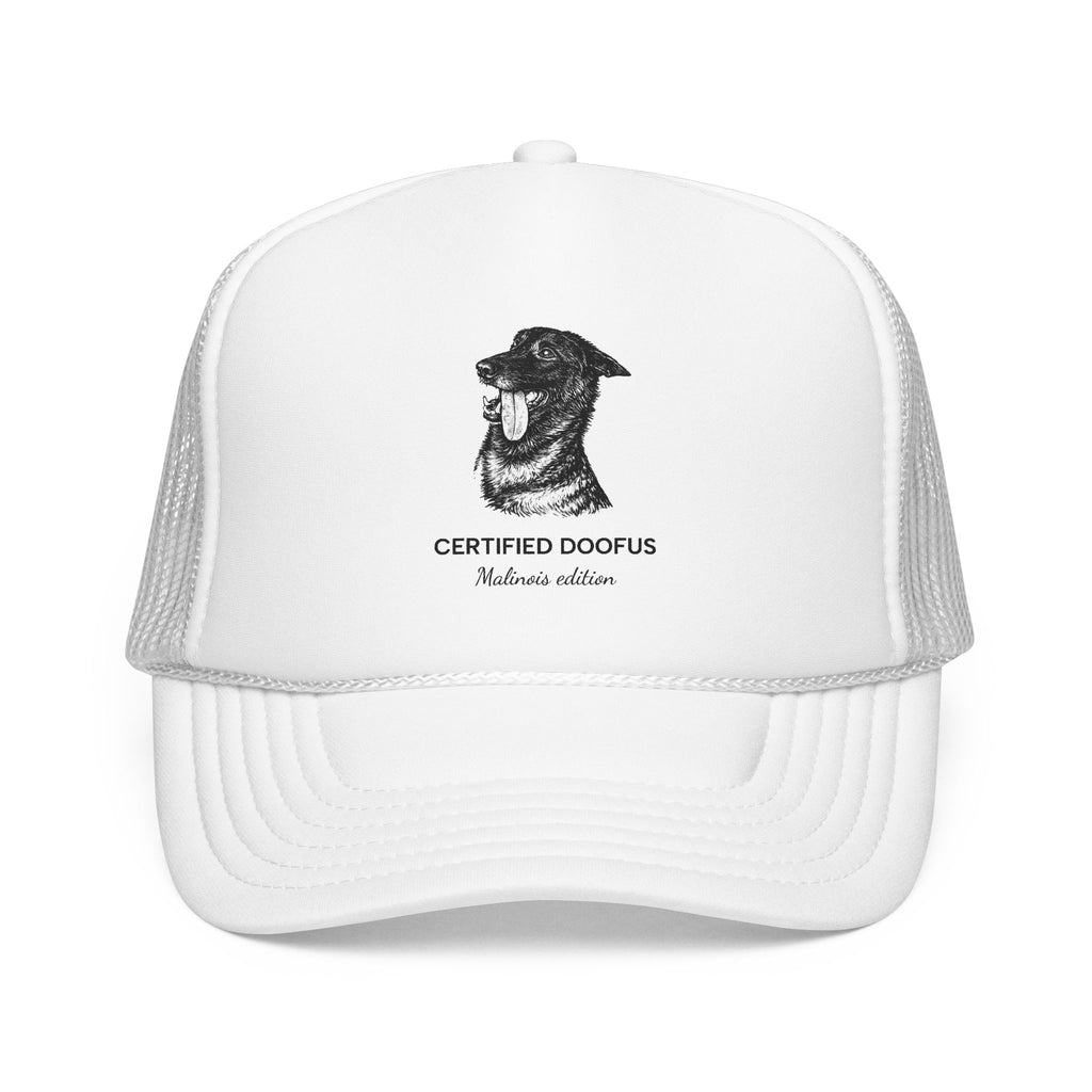 Certified Doofus Dog Trucker Hat — Funny Pet Lover Foam Cap