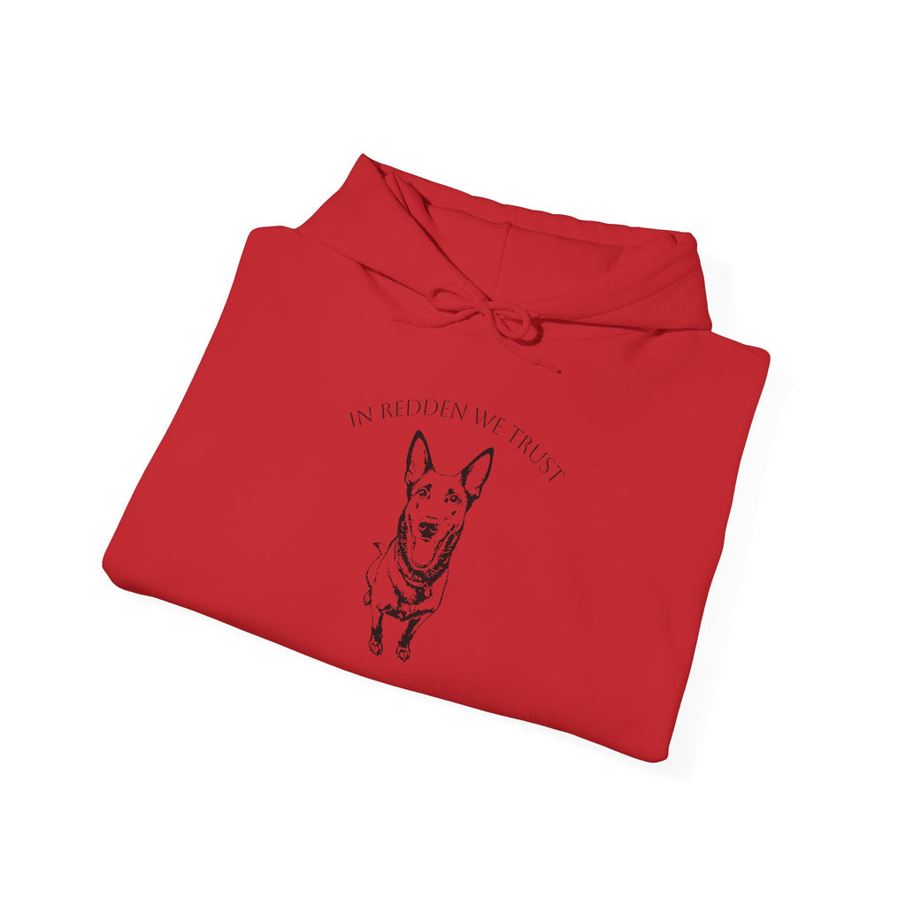 Belgian Malinois Hoodie — "In Redden We Trust"