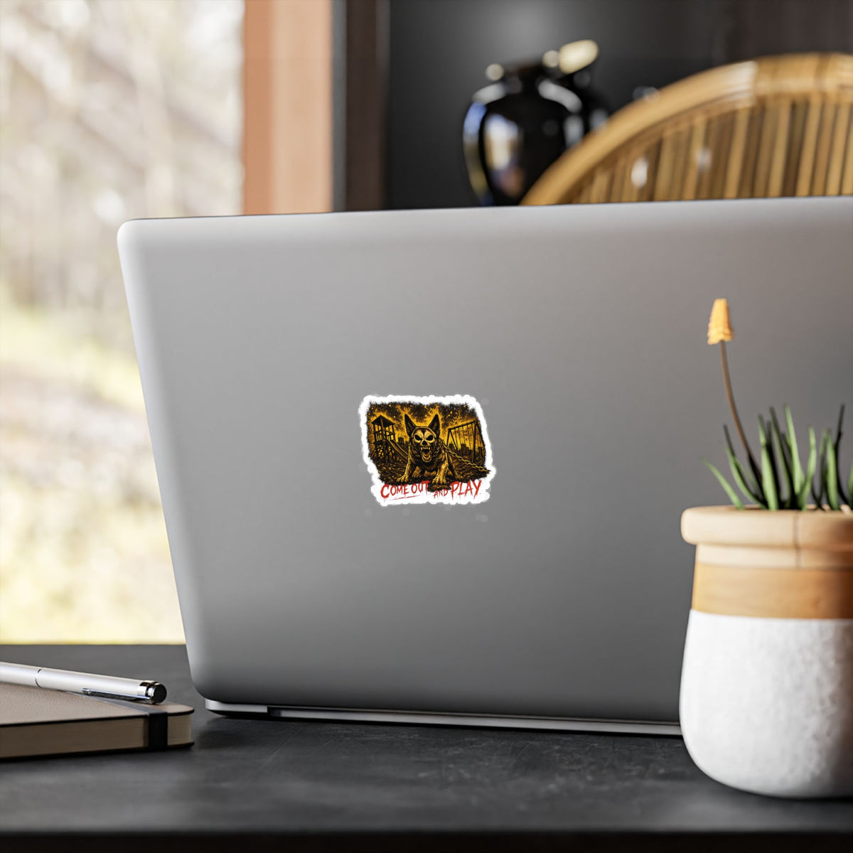 Come Out and Play Belgian Malinois - Kiss-Cut Vinyl Decal