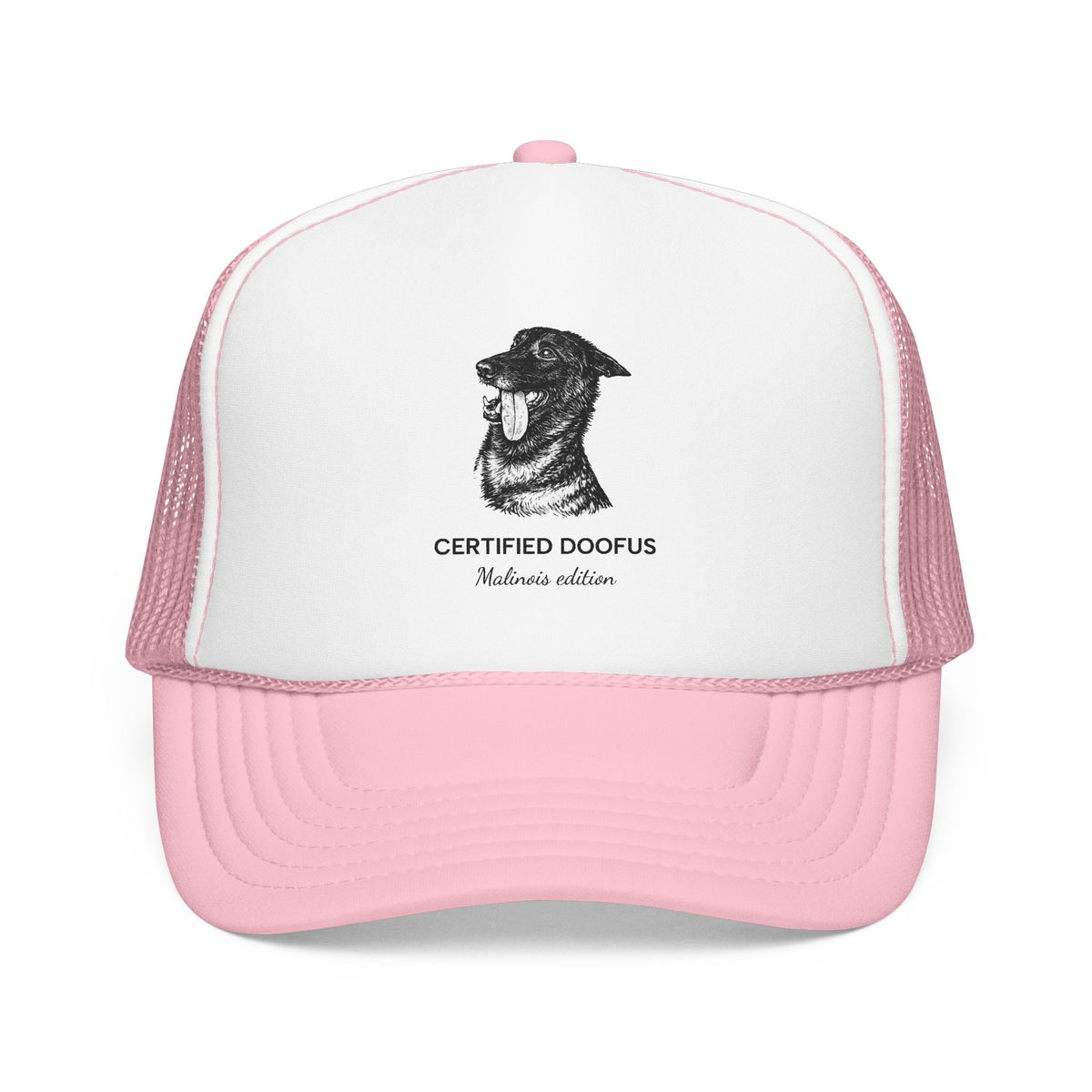 Certified Doofus Dog Trucker Hat — Funny Pet Lover Foam Cap